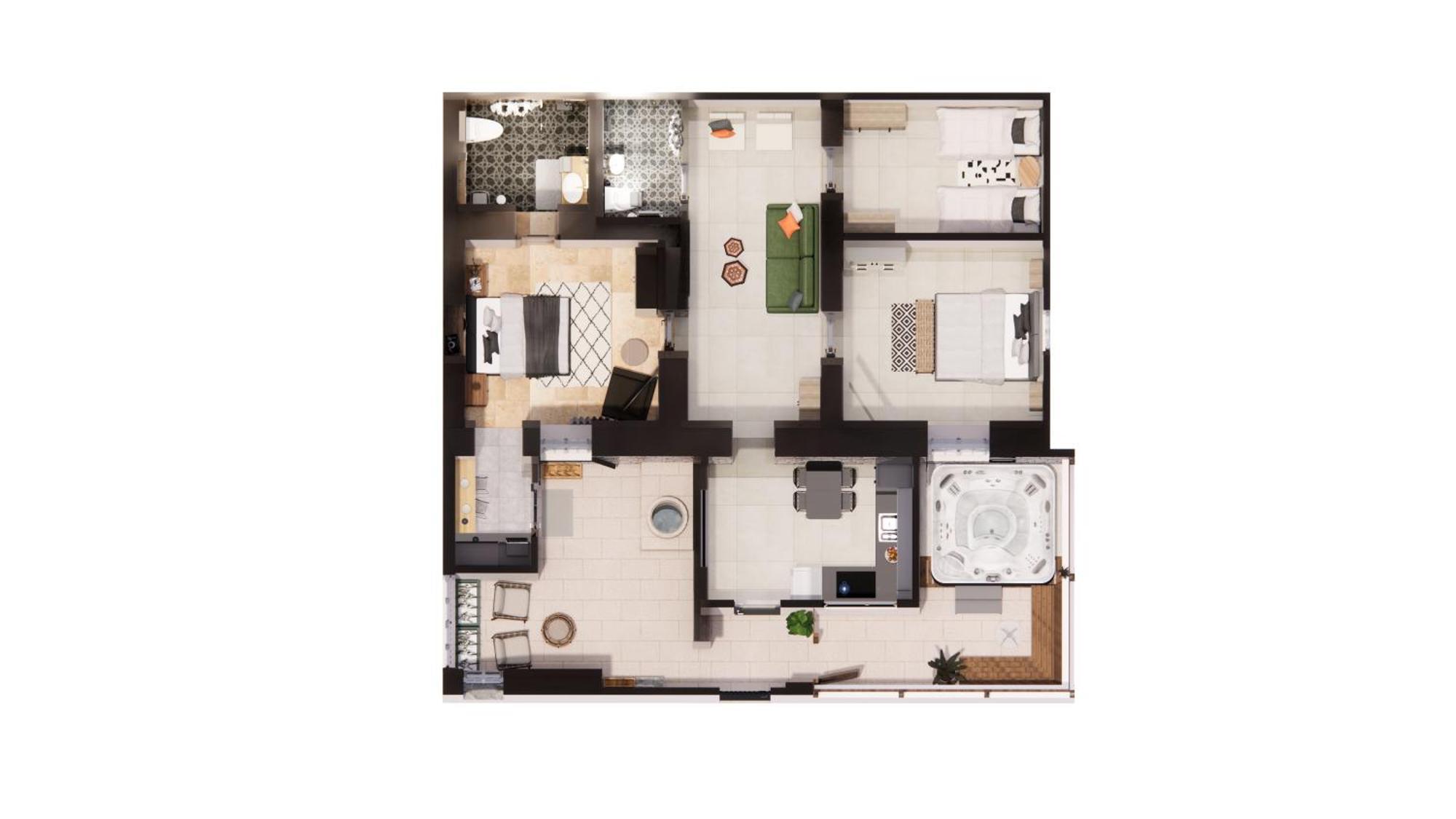 Mamilla View- Suites & Apt Hotel Jerusalem Rom bilde