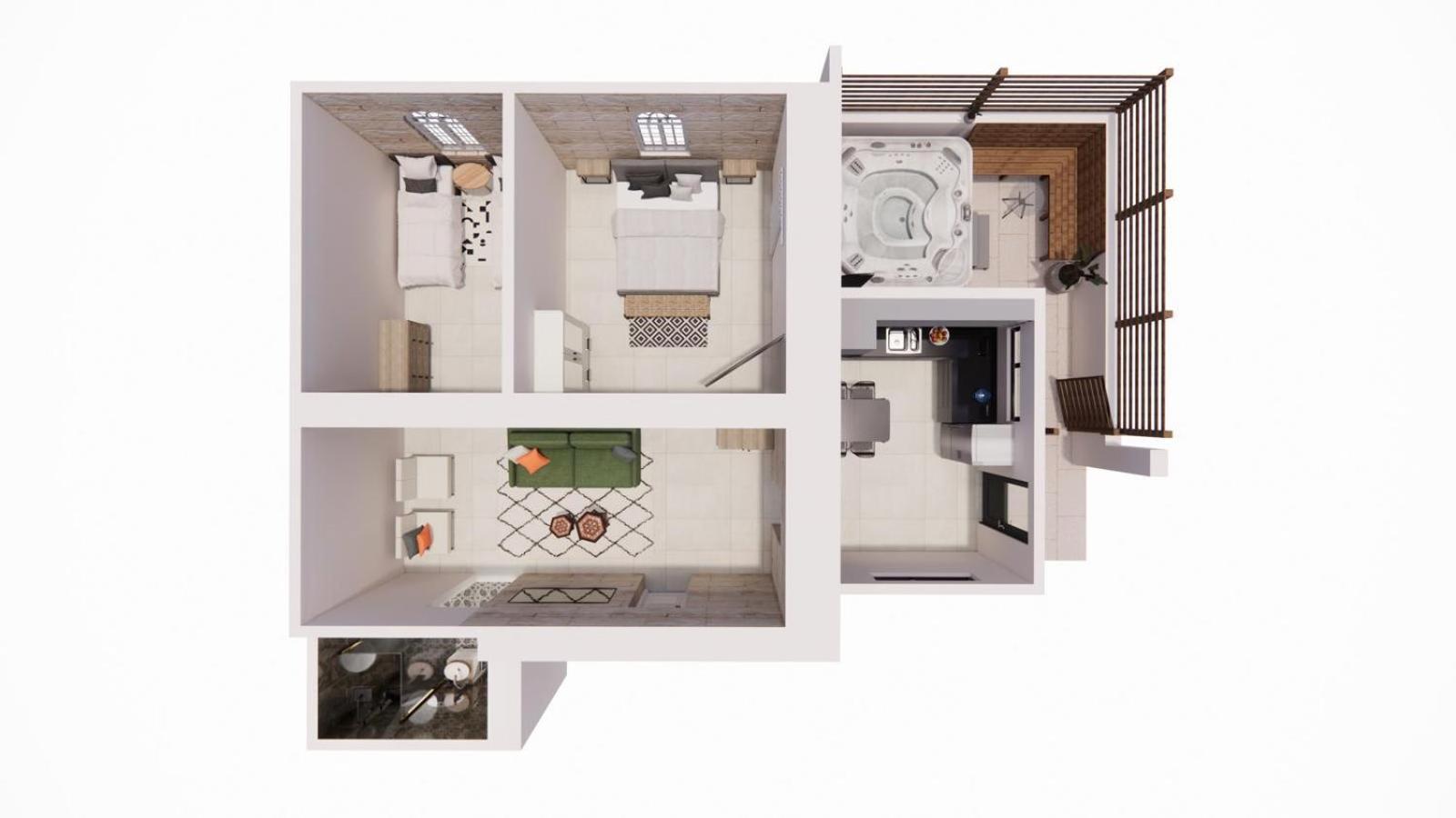 Mamilla View- Suites & Apt Hotel Jerusalem Rom bilde
